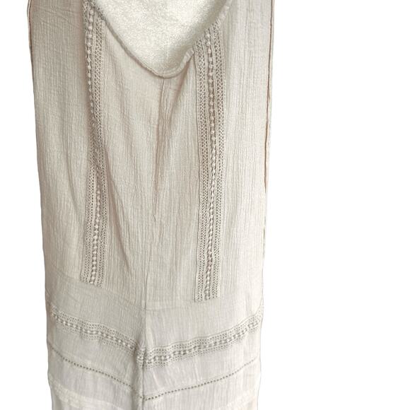 Garnet Hill Women's Mini Dress in Cream - Picture 6 of 16